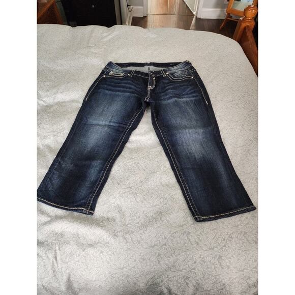 Vigoss Jeans The New York Capri, Used, Plus Size 18 Length 21 - Picture 6 of 8